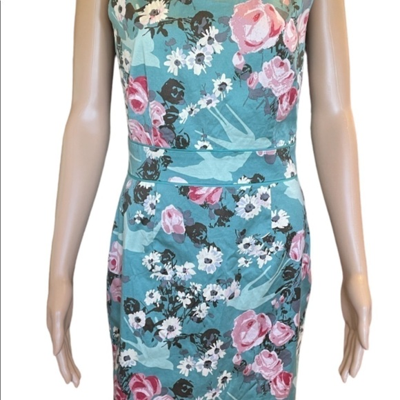 LAURA ASHLEY DRESS SIZE 8 FLORAL PASTEL - Picture 10 of 10